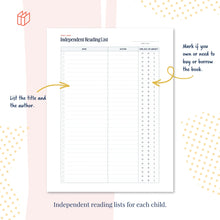 Load image into Gallery viewer, The Well Ordered Homeschool Planner - DIGITAL
