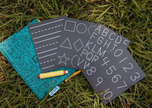 Learning Basics Trace-n-Erase Chalkboard® Travel Set