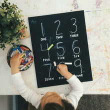 Load image into Gallery viewer, Traceable Numbers Trace-n-Erase Chalkboard® (Black)
