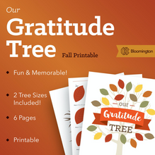 Load image into Gallery viewer, Gratitude Tree / Thanksgiving Tree Printable
