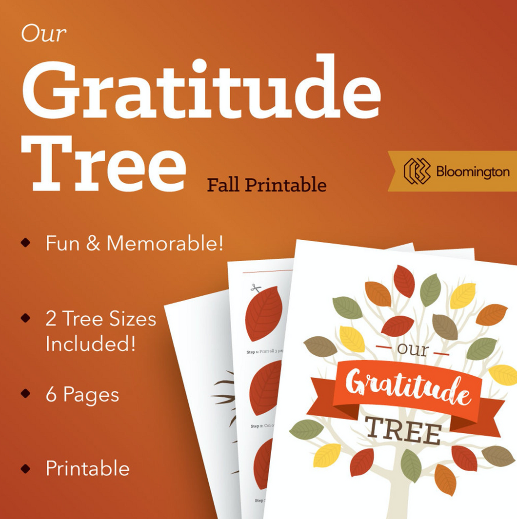 Gratitude Tree / Thanksgiving Tree Printable